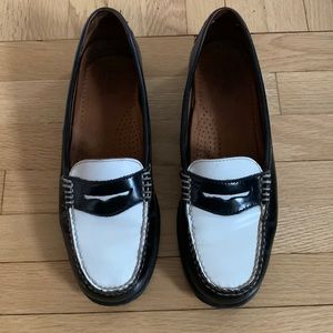 Rare Bass Weejuns Wayfarer two tone penny loafer 8M